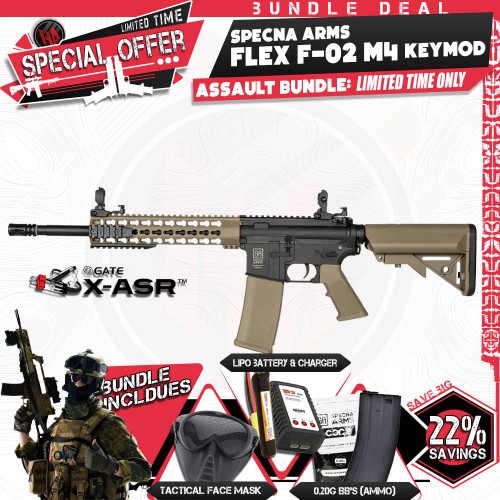 ASSAULT BUNDLE DEAL: Flex F-02 Keymod M4 (X-ASR) (HT), SAVE BIG with our Special Offers - get the M4 Flex F-02 Keymod Bundle Deal